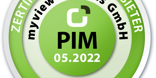 myview ist zertifizierter PIM-Anbieter